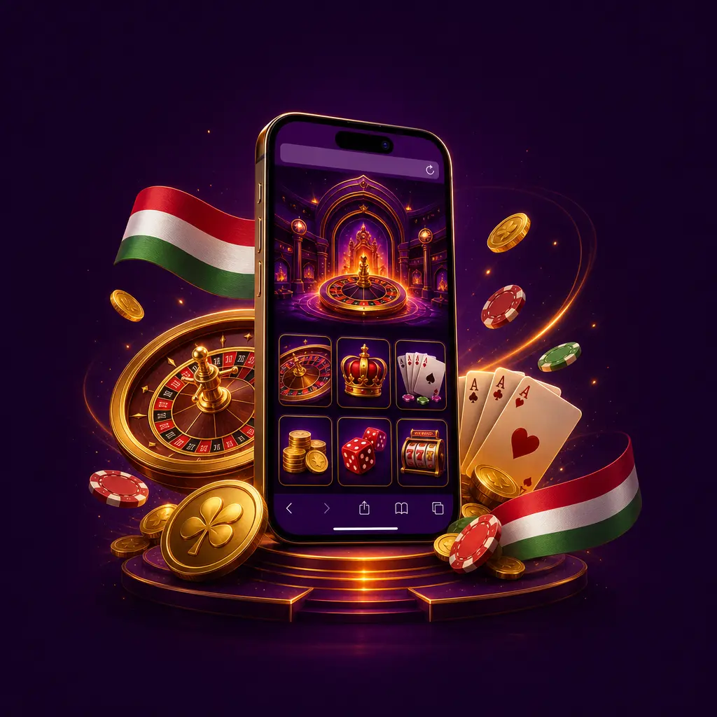 A HitnSpin mobil böngészős verziója Safariban és Chrome-ban telepítés nélkül